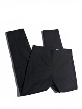 Blumarine Made in Italy Cropped Black Slim Fit Trousers Dress Pants Size IT 42 6